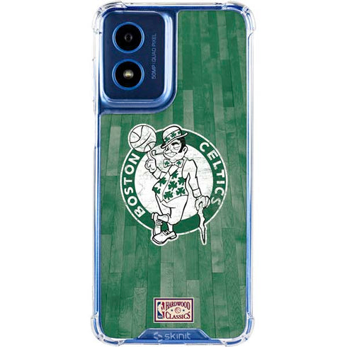 NBA Boston Celtics Hardwood Classics Moto G 5G (2024) Clear Case